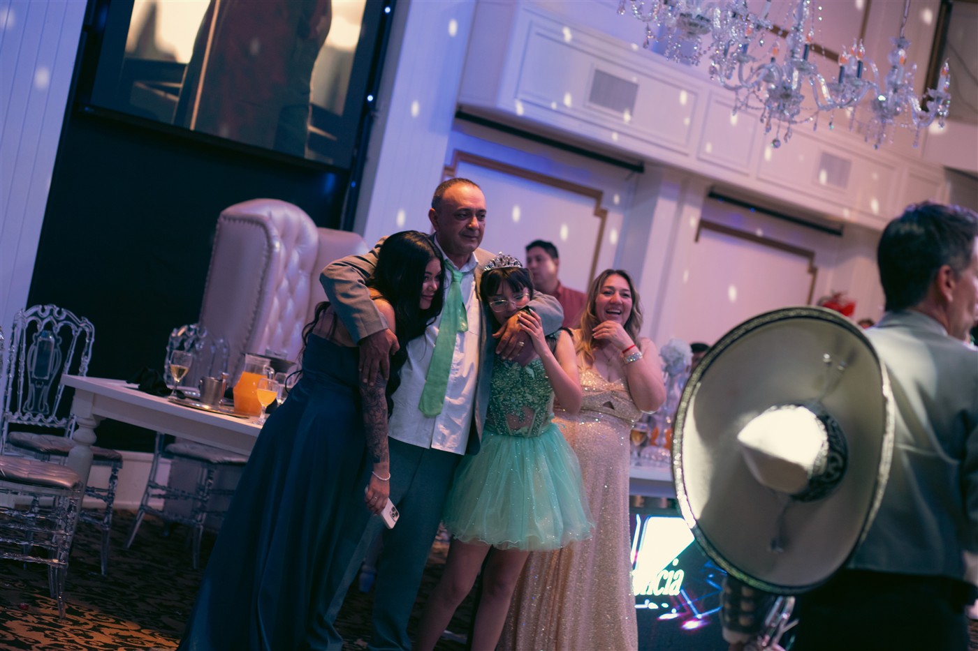 Animación e interacción Quinceañera